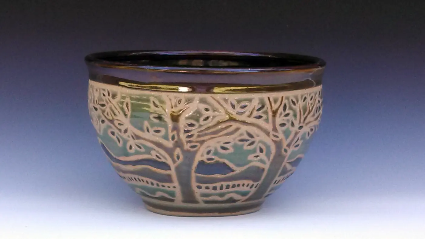 Large Bowl, Landscape