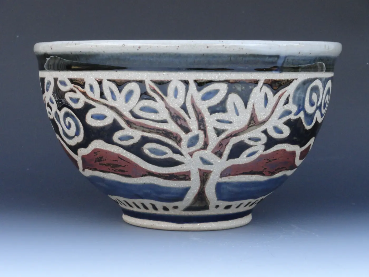 Large Bowl with Tree