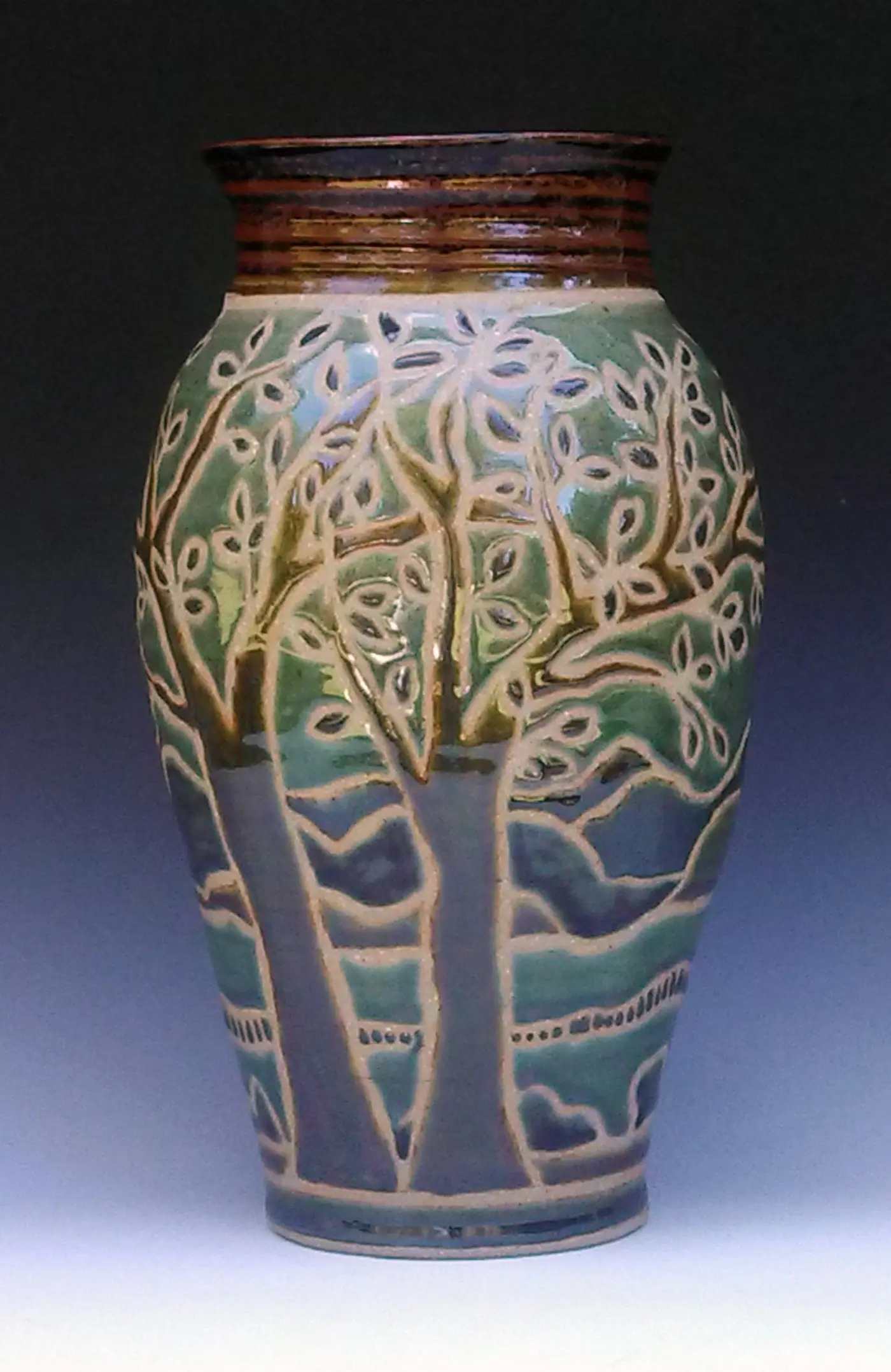Vase with Trees