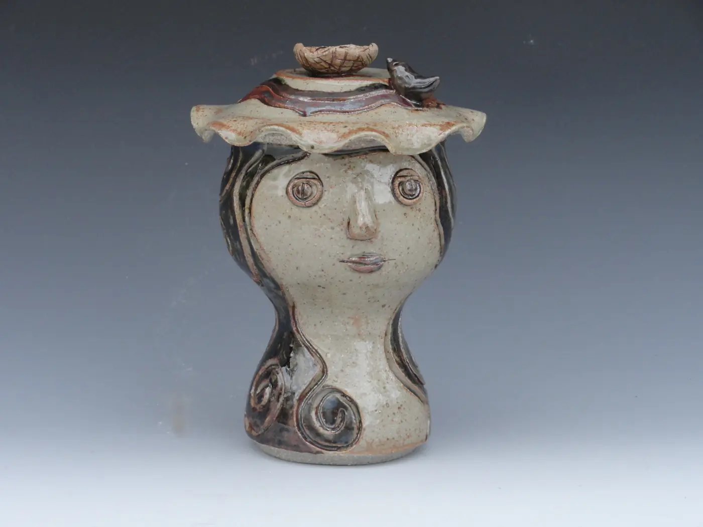 Face Covered Jar