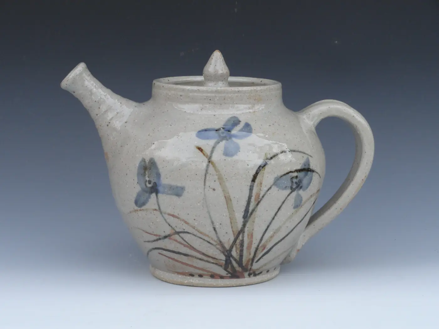 Teapot with Iris